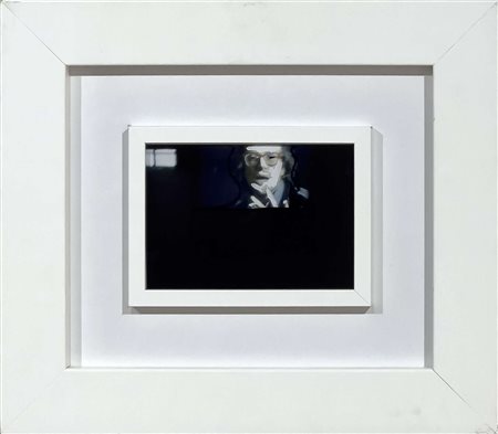 Mario Schifano, Senza titolo, 1990-1997, tecnica mista su fotografia, cm...