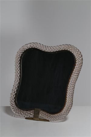 PONTI GIO' (1891 - 1979) Grande specchiera da tavolo in cristallo torchon,...