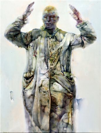 RENZO VESPIGNANI 1924 - 2001 Resa a Stalingrado, 1974 Olio su tela, cm. 130 x...