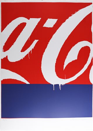 SCHIFANO MARIO (1934 - 1998) Coca Cola. . Litografia. Cm 70,00 x 100,00....
