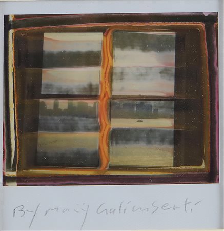 GALIMBERTI MAURIZIO (n. 1956) Casa Renzo Rosso. 2016. Polaroid. Cm 10,00 x...