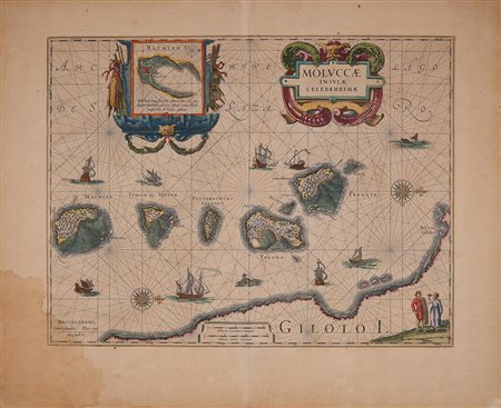 BLAEU, William (1571-1638). Moluccae insulae celeberrimae. Amsterdam: [s.n....