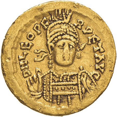 Leone I (457-474). Solido. Oro. BB/SPL