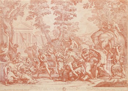DE RUBEIS JACOPO (1626 - 1691) Trionfo di Bacco (da Pietro da Cortona)....