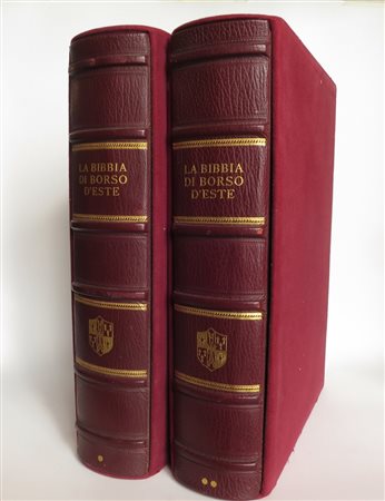 LA BIBBIA DI BORSO D'ESTE, Coppia di volumi e fascicolo "LA BIBBIA DI BORSO...