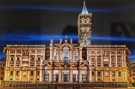 EMANUELE VERGARI Basilica Santa Maria Maggiore foto digitale cm. 45x50,...