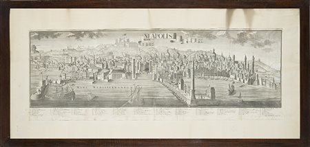 Friedrich Bernhard Werner (1690 - 1778)Acquaforte raffigurante la città di...