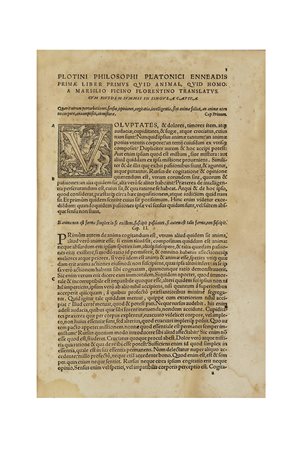 PLOTINO (204/5 - 270 a.C.) - De rebus philosophicis libri 54. Basilea:...