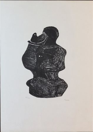 Henry Moore (Castleford 1898 – Much Hadham 1986) Senza Titolo Litografia...
