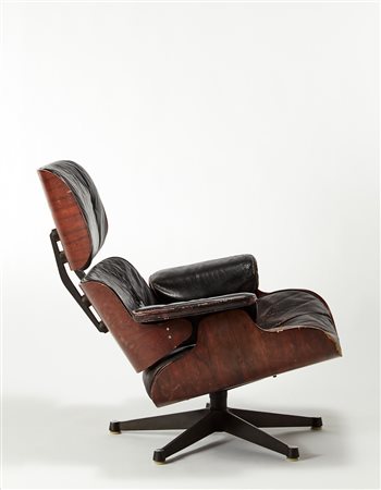 Charles e Ray Eames Poltrona modello "670". Produzione Hermann Miller, USA...