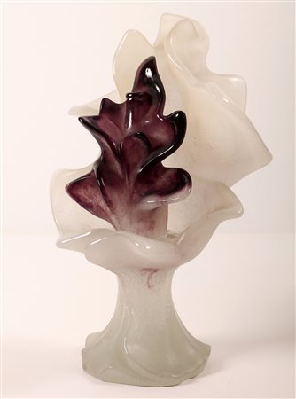 DALI' SALVADOR (1904 - 1989) Fleur du mal. Pasta di vetro. Cm 30,00 x 47,00 x...
