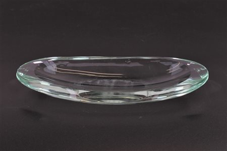 FONTANA ARTE Svuotatasche in cristallo molato, anni 50. -. Cm 30,50 x 4,00 x...