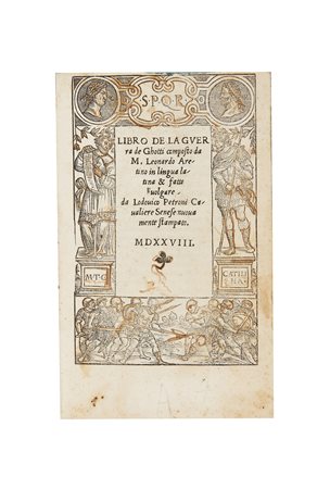 BRUNI, Leonardo detto l'Aretino (1370-1444) - Libro de la guerra de Ghotti...