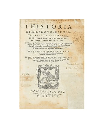 CORIO, Bernardino (1459-1519?) - L'historia di Milano volgarmente scritta...