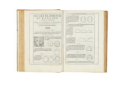 EUCLIDE ( IV – III sec. a.C.) - De gli Elementi d'Euclide Libri Quindici....