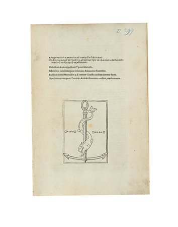 FILOSTRATO di Lemno (c. 172-247 d.C.) - De vita Apollonii Tyanei libri octo....
