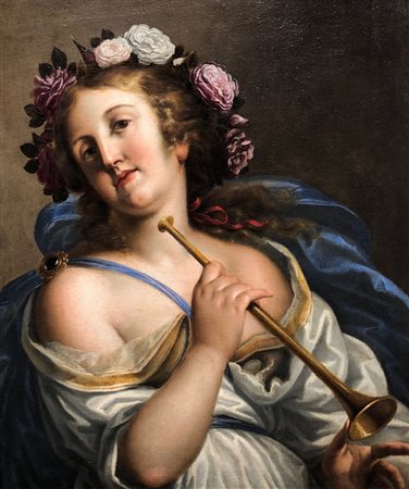 ANTONIO DOMENICO TRIVA (1626 -1699) Dipinto olio su tela "allegoria della...