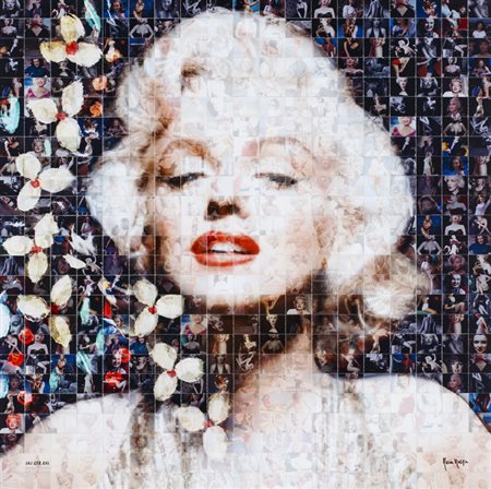 MARIA MURGIA (1935)Omaggio a Marilyn Monroe, 2018Fotomosaico digitalecm...