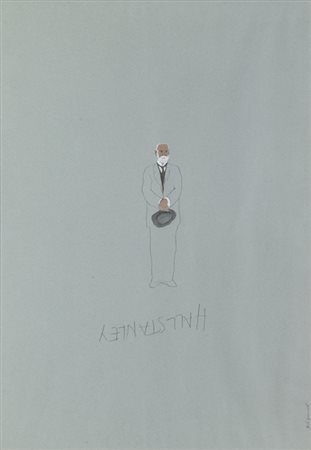GIANFRANCO NOTARGIACOMO (1945)Stanley Hall, 1976Tecnica mista su cartacm...