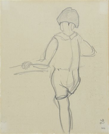 Nando Coletti 1907-1979 "Figura" cm. 25x20 - disegno a matita