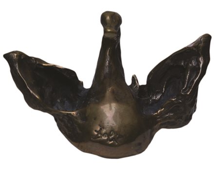 SALVADOR DALÌ Dragon - Cisne - Elefante, 1969 bronzo cm 11,5 x 17 esemplare...