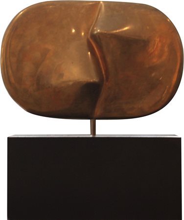 BONALUMI AGOSTINO (VIMERCATE 1935 DESIO 2013), UNO - DUE, Scultura in bronzo...