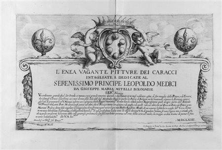 Giuseppe Maria Mitelli L’ENEA VAGANTE. 1663 Album in-folio (mm 433x278)...