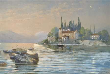 Edgar Meyer (Wien/Vienna 1879 – Innsbruck 1961) Punta San Vigilio sul Lago di...