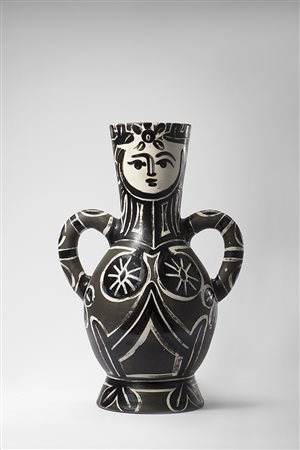 Pablo Picasso (Malaga 1881 - Mougins 1973)"Vase deux anses hautes" 1953brocca...