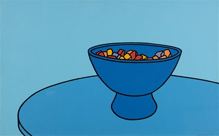 Patrick Caulfield (Londra 1936 - 2005)"Sweet bowl" 1967serigrafia a coloricm...