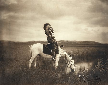 Edward Sheriff Curtis (Whitewater 1868 - Los Angeles 1952)An Oasis In The...
