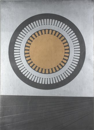 Roberto Crippa Senza titolo litografia su cartoncino gommato, cm 70x50...
