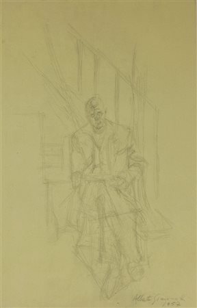 Alberto Giacometti Ritratto di Jean Genet Fotoincisione, cm 50x33 L'opera fa...