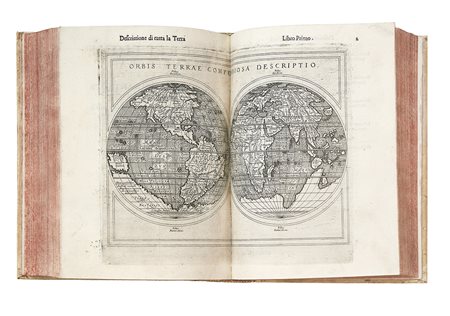 TOLOMEO, Claudio (100-170) - Geografia [Legato con:] Descrittione della...
