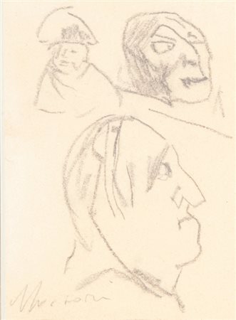 MINO MACCARI (1898-1989) Senza titolo (anni '30 circa)matita su carta cm...