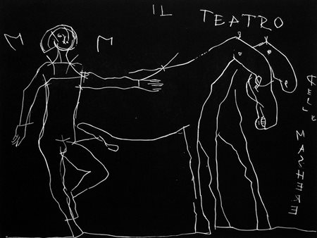Marino Marini 1901, Pistoia (Pt) - 1980, Viareggio (Lu) - [Italia] Il teatro...
