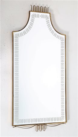 BUZZI TOMASO (1900 - 1981) Specchio da parete. -. Cm 64,00 x 128,00 x 31,00....