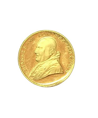 VATICANOScudo d'oro commemorativo del Concilio Vaticano Secondo. AU. PROOF.