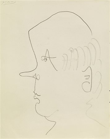 Pablo Picasso, Malaga 1881 - Mougins 1973, Portrait de Georges Auric,...
