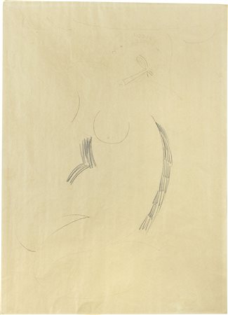 Amedeo Modigliani, Livorno 1884 - Parigi 1920, Cariatide verso sinistra,...