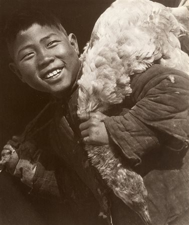 China 1930 ca.Album in pelle marrone goffrata contenente venticinque stampe...