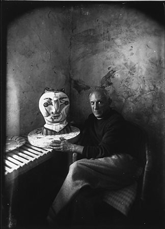 Michel Sima Picasso 1946Stampa fotografica alla gelatina sali d'argento,...