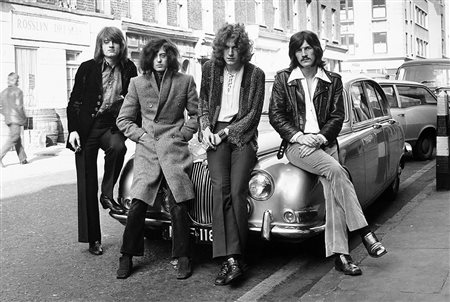 Dick Barnatt Led Zeppelin 1970 ca.Stampa fotografica vintage alla gelatina...
