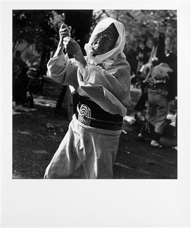 Issei Suda (1940 0)Old man 1970 ca.Stampa fotografica vintage alla gelatina...