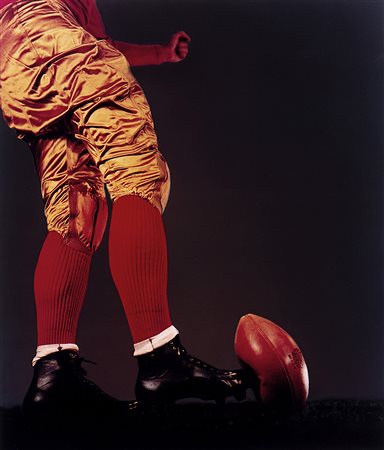 Harold Eugene Edgerton Football Kick 1938Stampa fotografica a colori...