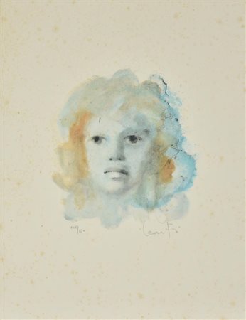 Leonor Fini VOLTO litografia su carta, cm 64x49 esemplare 108 su 150 sul...