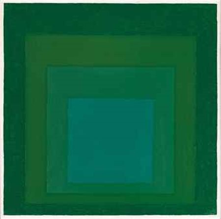 Josef Albers (1888-1976) Study for Hommage to the Square: Daybreak monogramma...