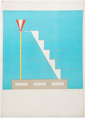 Andrea Branzi (Firenze 1938), “Progetto di libreria”, 1980.