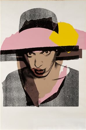 Andy Warhol "Ladies and Gentlemen" 1975
serigrafia a colori
cm 111x73,2
Firmata,