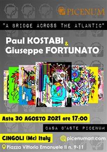 "A bridge across the Atlantic" 20 opere dalla mostra di Paul Kostabi e Giuseppe Fortunato